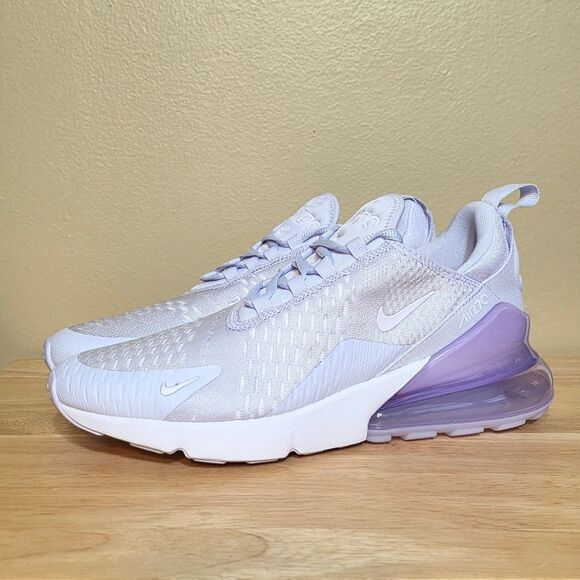 Nike Air Max 270 Running Shoes Amethyst Tint Purple White AH6789-502 Women's 8.5 - Picture 3 of 8